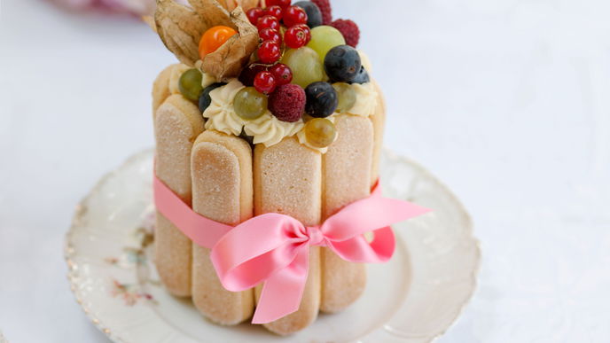 Süßer Dessert-Kuchen
