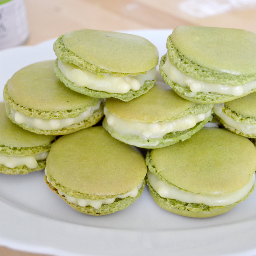 Matcha-Macarons