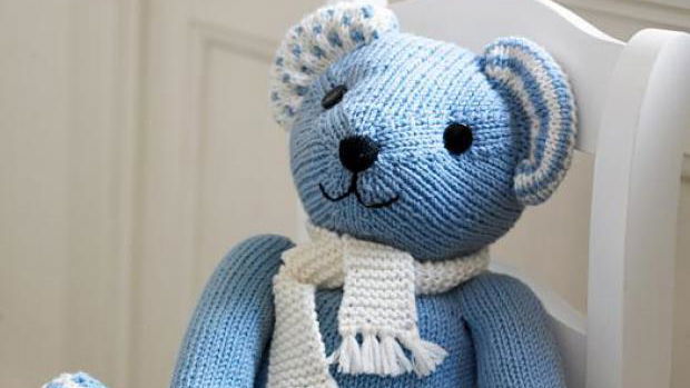 Teddy stricken: Kuscheltier aus feiner Merinowolle selbst machen