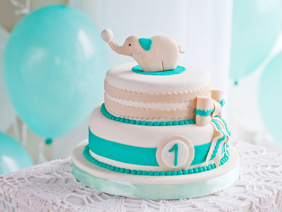 Torte zum ersten Geburtstag