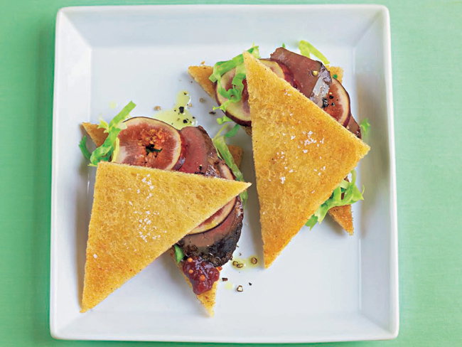 Entenleber-Tramezzini - Das leckere Rezept der Starköchin finden Sie bei uns