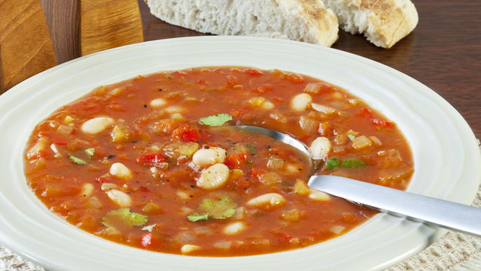 Türkische Bohnensuppe