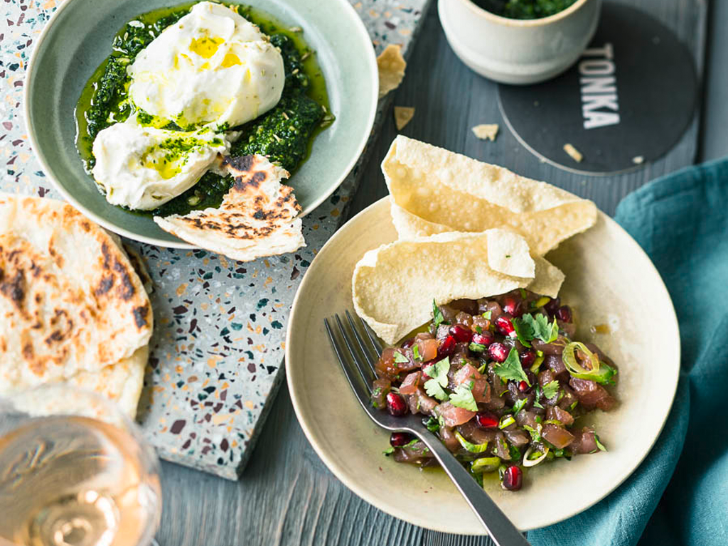 Tuna-Tatar mir Burrata