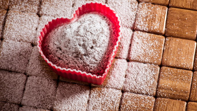 Gefüllte Schoko-Himbeer-Muffins