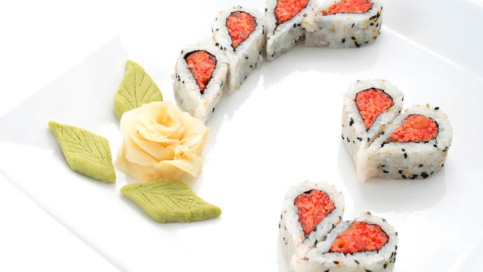 Sushi-Rezepte für den Valentinstag