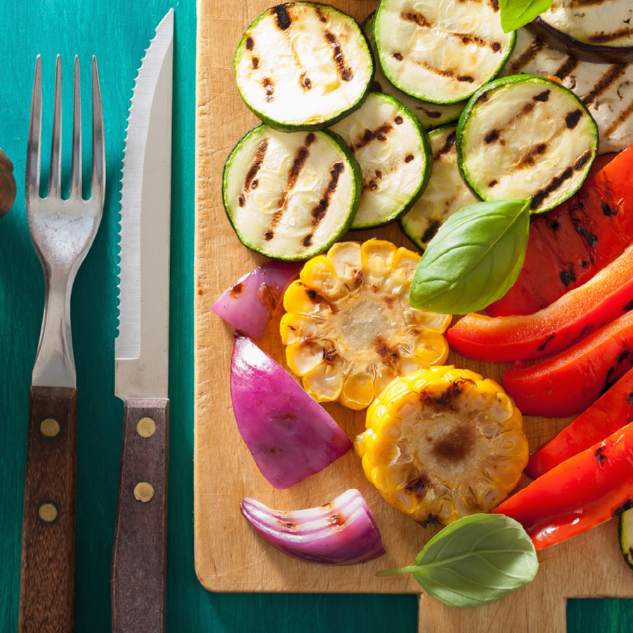 Gemüse grillen - lecker und vegan