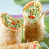 Salat Wrap mit Avocado