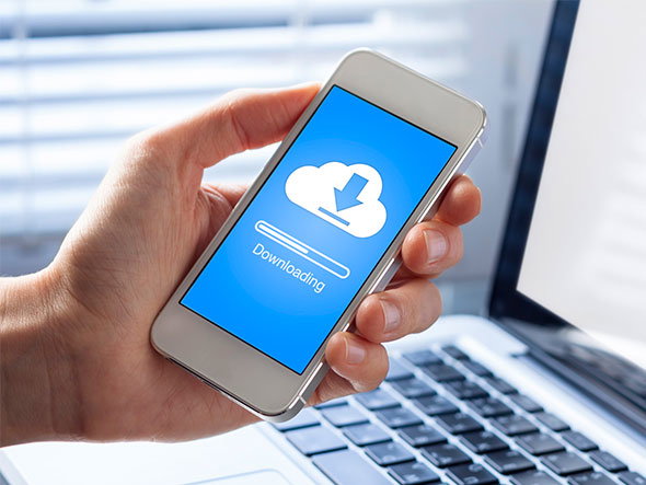 Virtueller Cloud-Speicher Internet