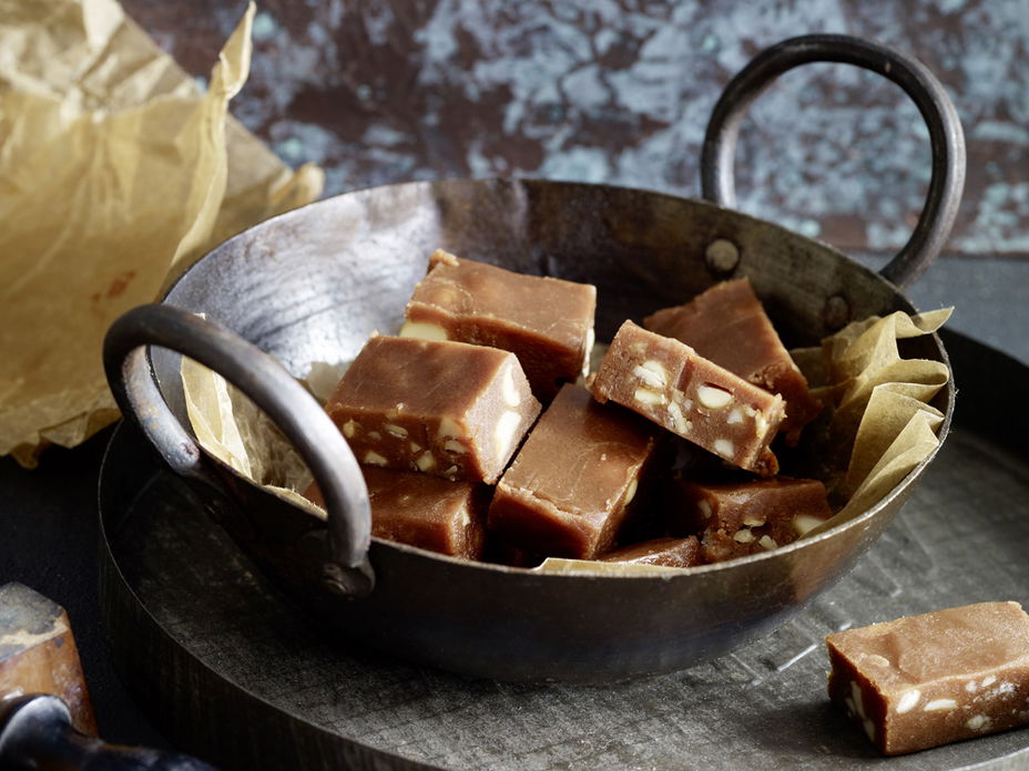 vollmilch erdnuss fudge