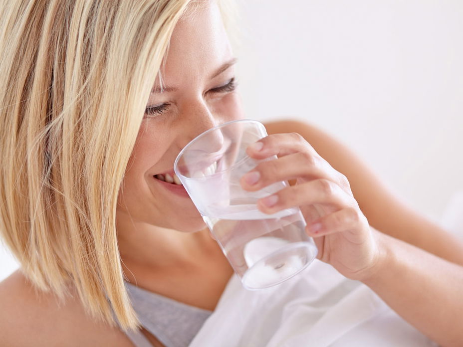 Wasser für die Haut