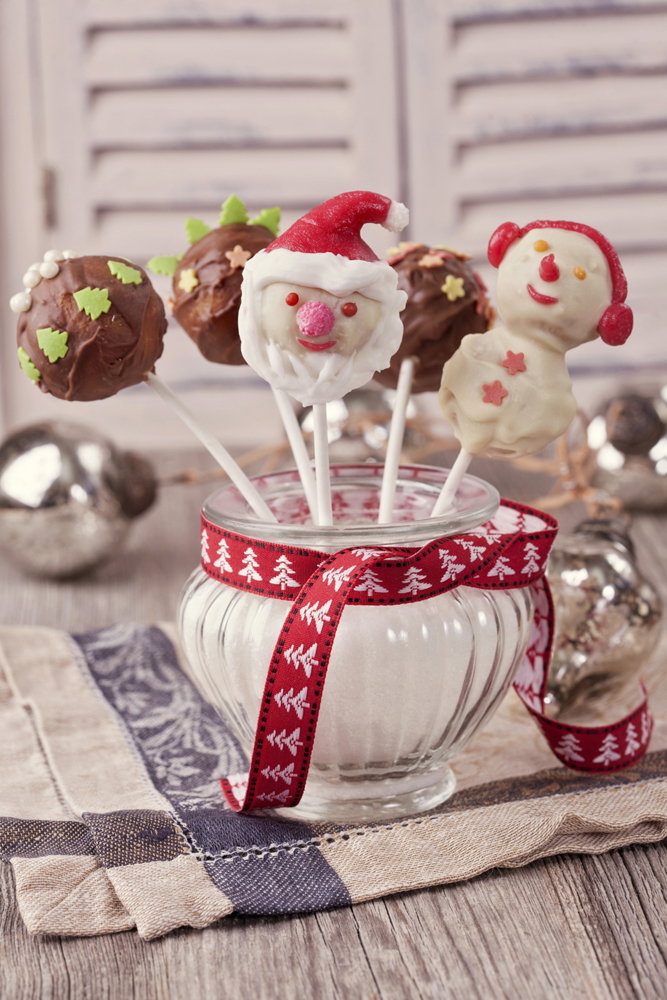 Weihnachtliche Cakepops