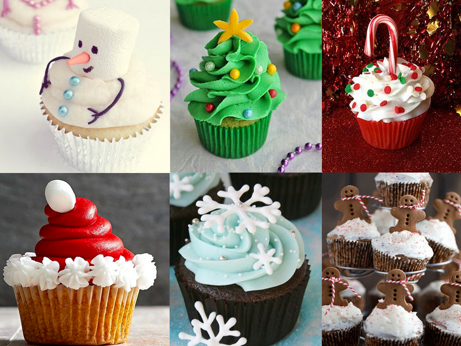 Weihnachts-Cupcakes Aufmacher