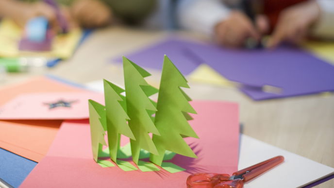 Weihnachtskarten selber machen