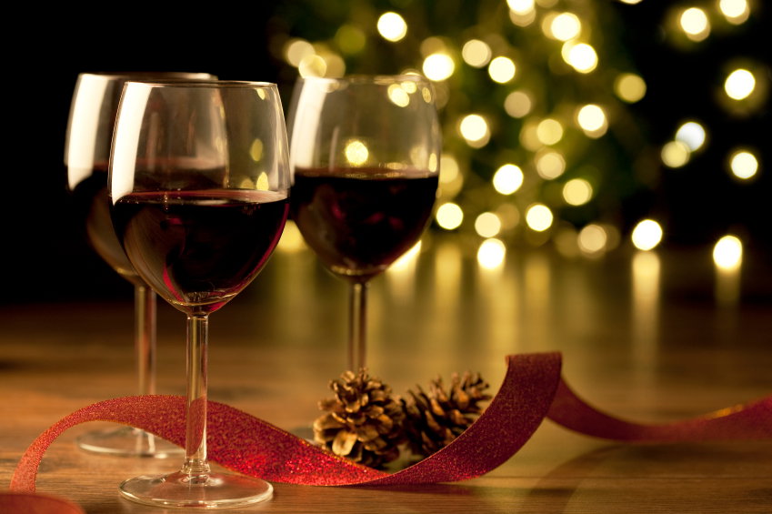 Wein an Weihnachten
