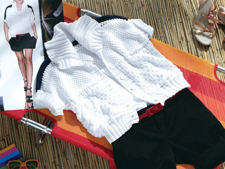 Strickanleitung Kurzarmjacke