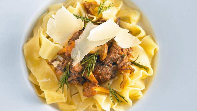 Die Pasta mit frischem Wildschweinragout von Cornelia Poletto ist ein Gedicht