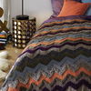 Zickzackdecke zum Selberstricken 