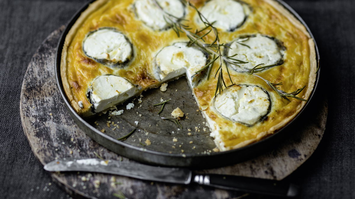 Ziegenkäsetarte