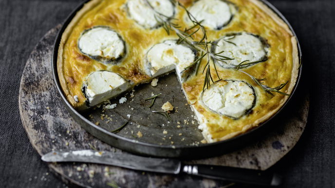 Ziegenkäsetarte