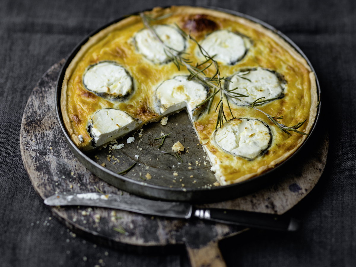 Ziegenkäsetarte