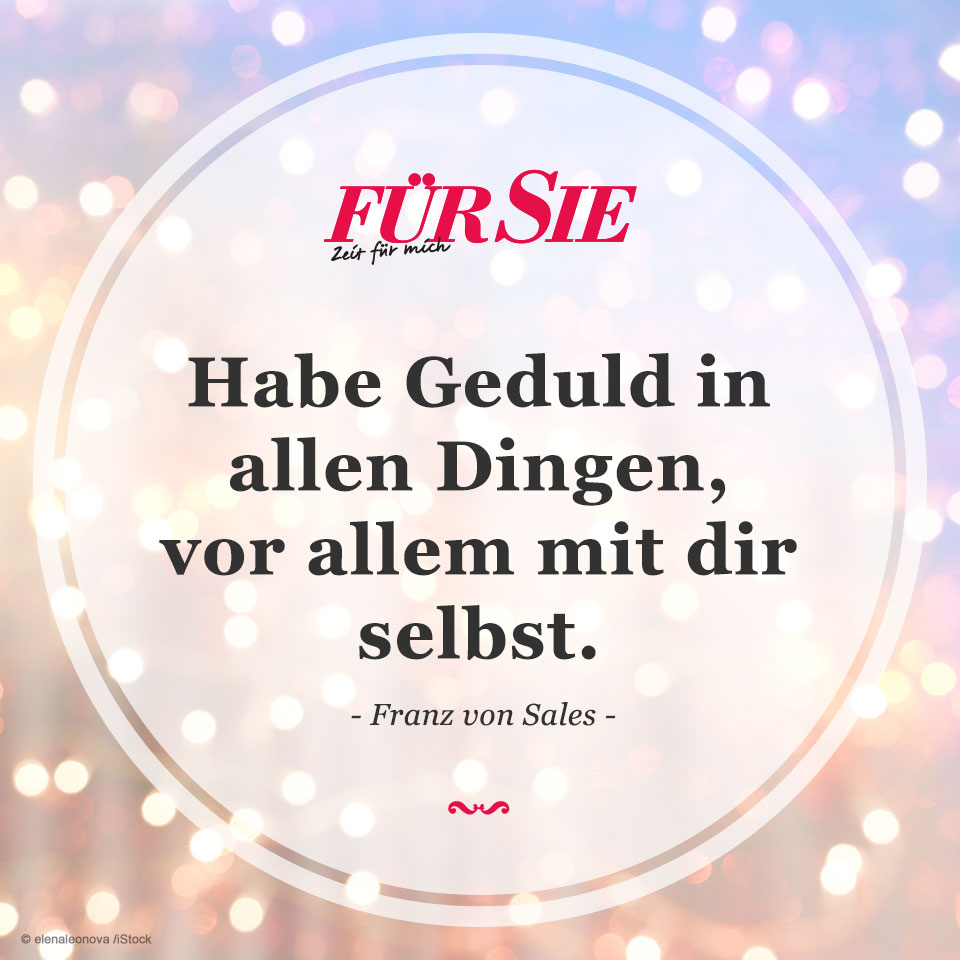 Zitat Franz von Sales