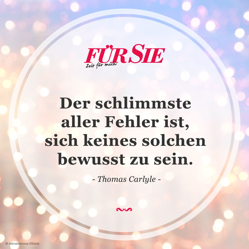 Spruch des Tages