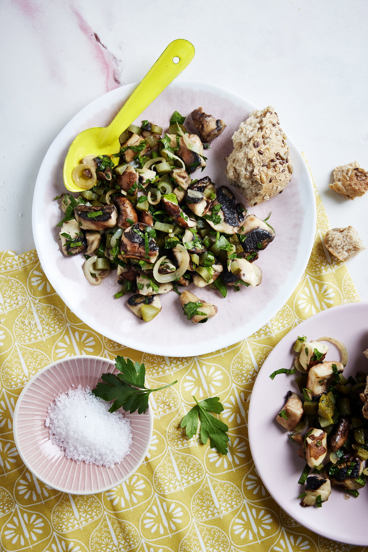 Champignon-Salat