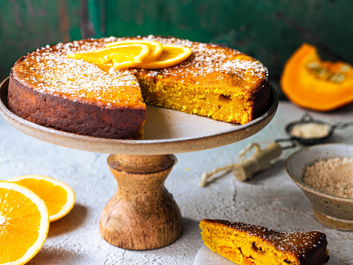 Kürbis-Orangen-Kuchen