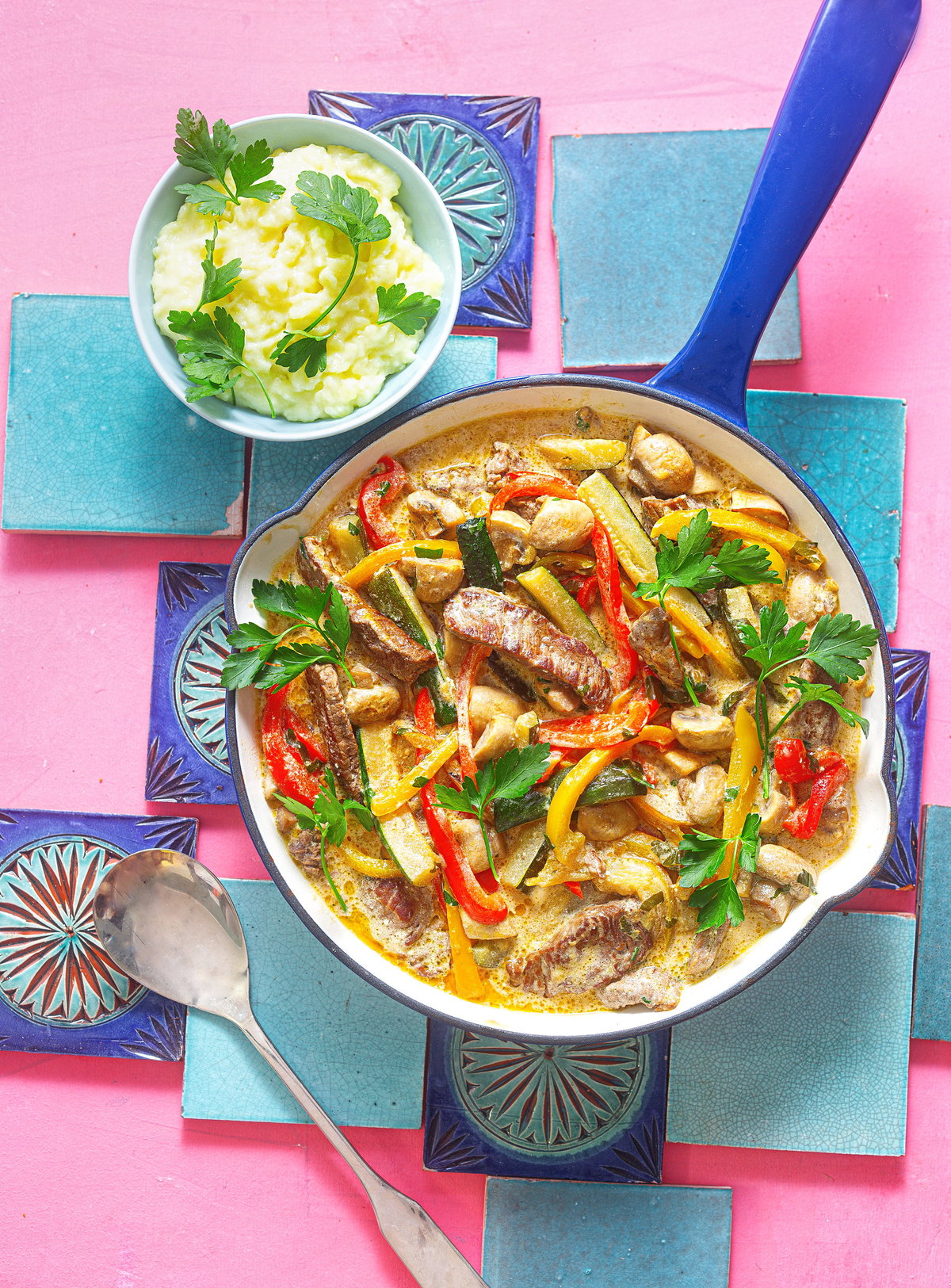 Steak-Gemüse-Pfanne