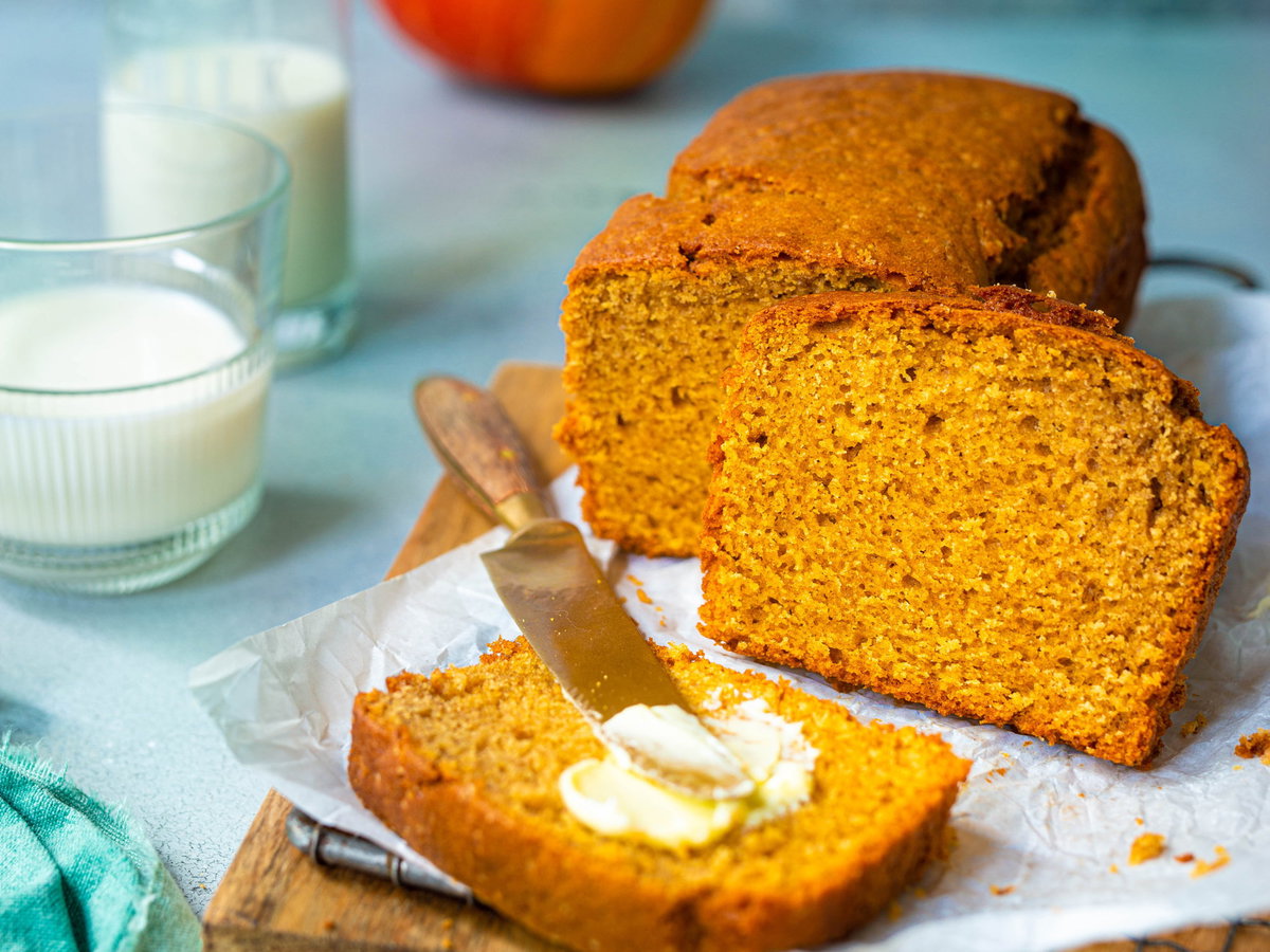 Süßes Kürbisbrot