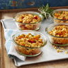 Rezept für Kürbis-Paprika-Crumble mit Parmesan und Rosmarin