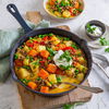 Hackfleisch-One Pot mit Erbsen, Möhren und Kartoffeln - deftig und richtig schnell gemacht