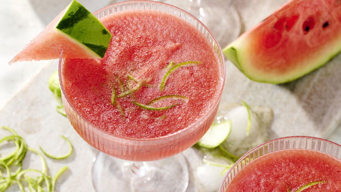 Melonen-Prosecco-Slush: Prickelnde Erfrischung für heiße Tage - fertig in nur 15 Minuten