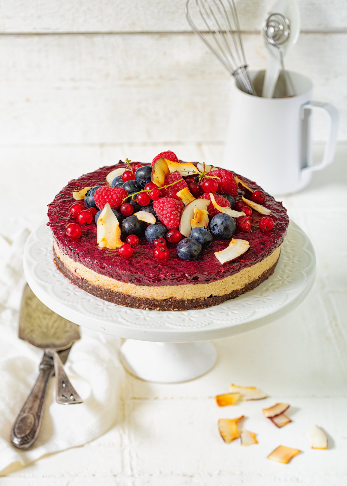 Beeren Kokos Torte 1