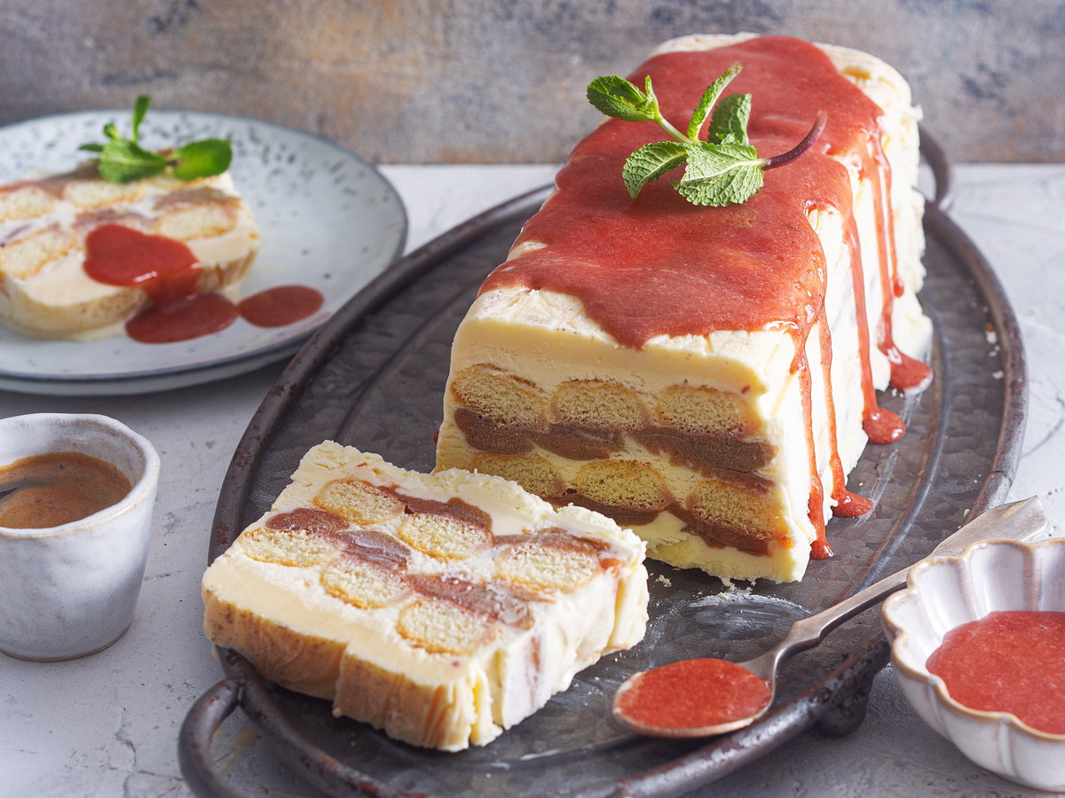 Tiramisu-Pflaumen-Parfait